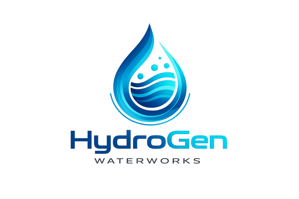 HydroGen Waterworks logo design
